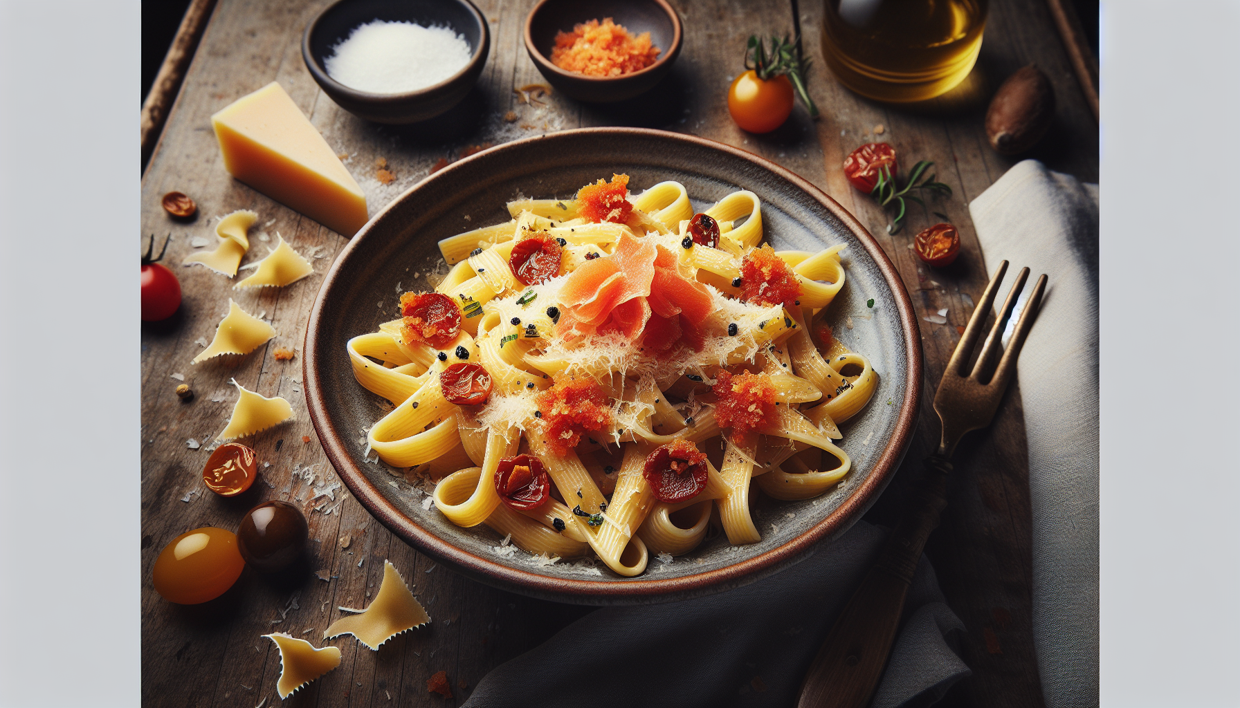 pasta con bottarga